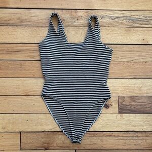 Striped Black and Tan Women's Top